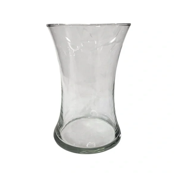 8x5” Smooth Cylider Glass Flower Vase Clear