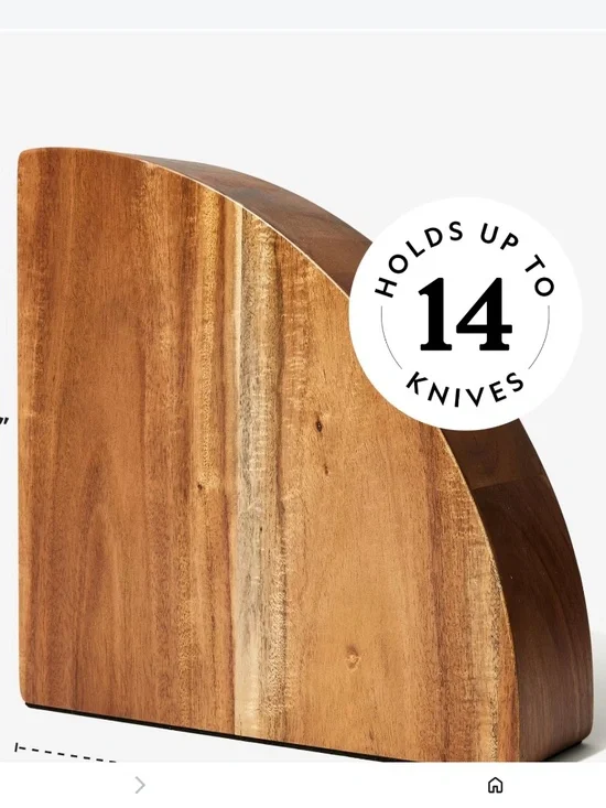 BEST SELLER 🔥 MARCELLIN MAGNETIC ACACIA KNIFE BLOCK