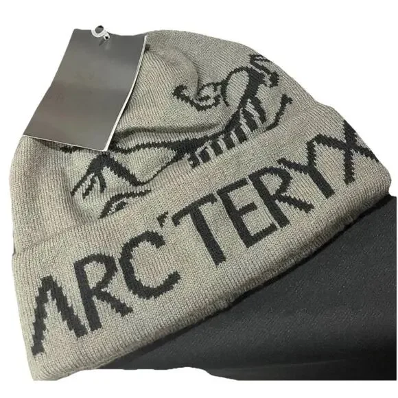 Arc'teryx Bird Word Toque Beanie – Grey – Wool Knit Unisex Winter Hat – NWT