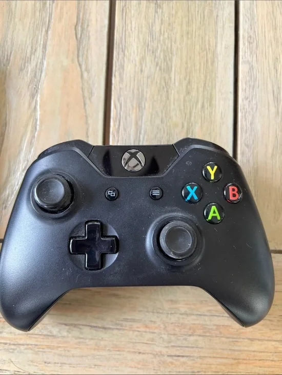 Microsoft Black Xbox Wireless Controller with Colored Buttons