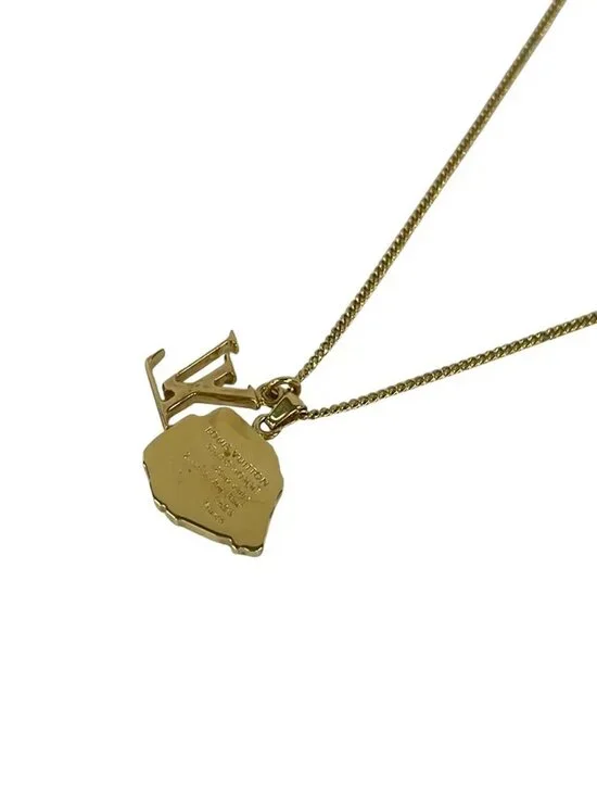 LOUIS VUITTON Collier Map LV Initial City M68261 Gold Others - DP0149 Necklace