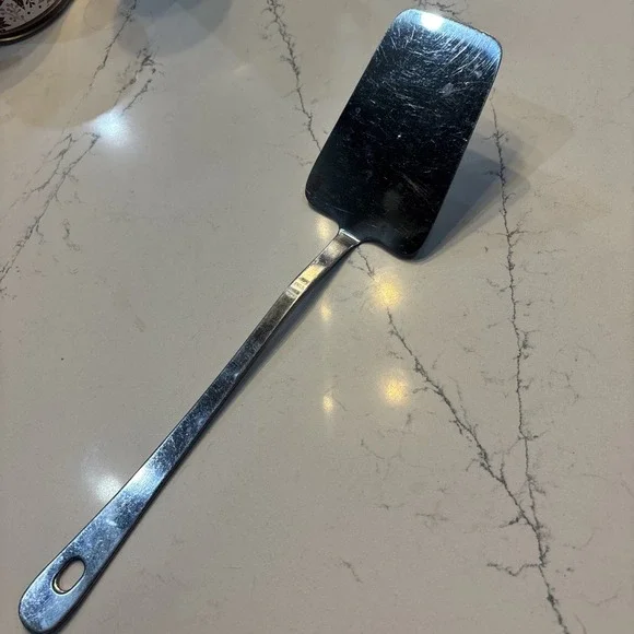 Vintage Robinson Knife Co Stainless Steel Spatula Made In USA Riveted Handle