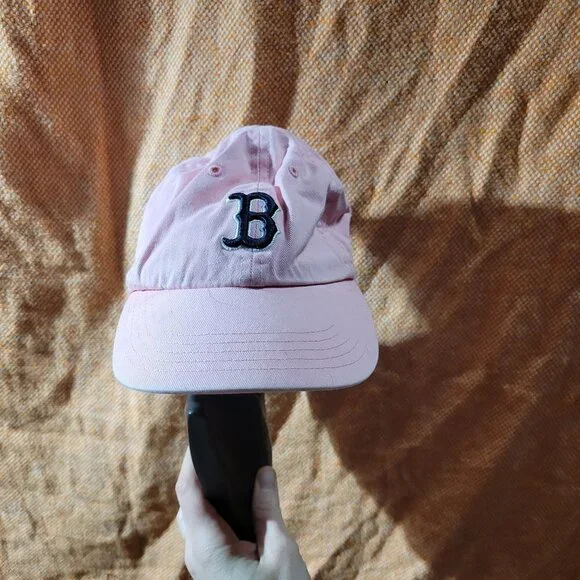 '47 Kids Pink Baseball Cap with Black Letter (Boston)