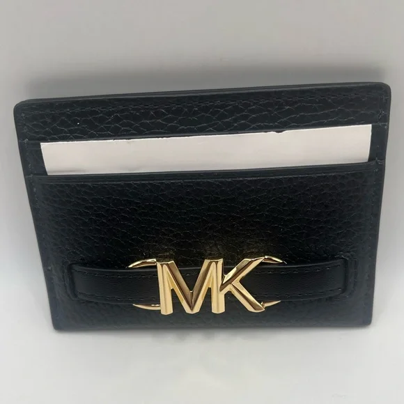 Michael Kors, black large card holder. NWT