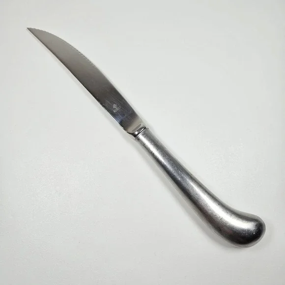 Vintage Oneida Steak Knife Pistol Grip Hollow Stainless Korea Diamond-O mark