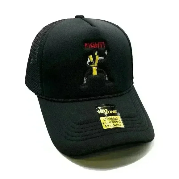 Scorpion Fight Mesh Trucker Snapback (Black)