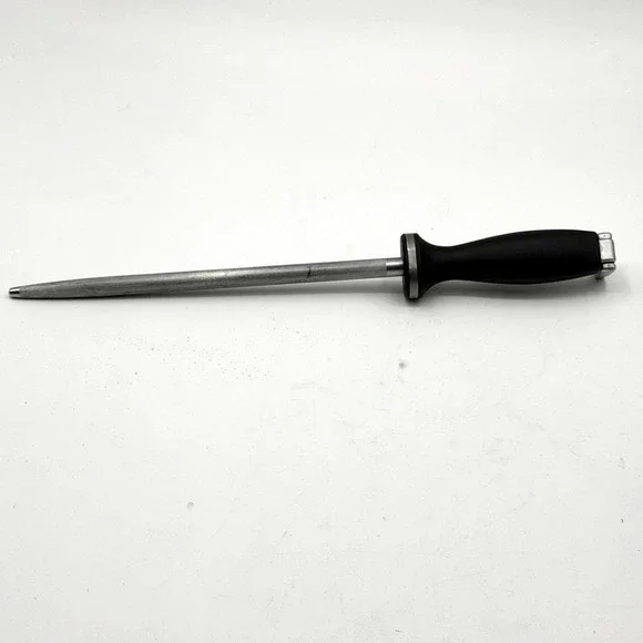 Zwilling J.A. Henckels 10 Inch Honing Steel Sharpening Rod Germany Black