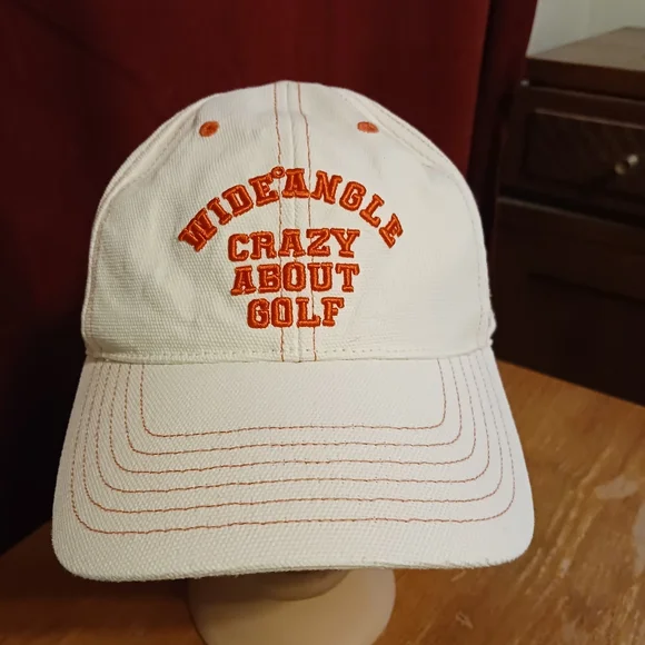 Wide Angle Crazy About Golf Ball Cap Size S Adjustable Band