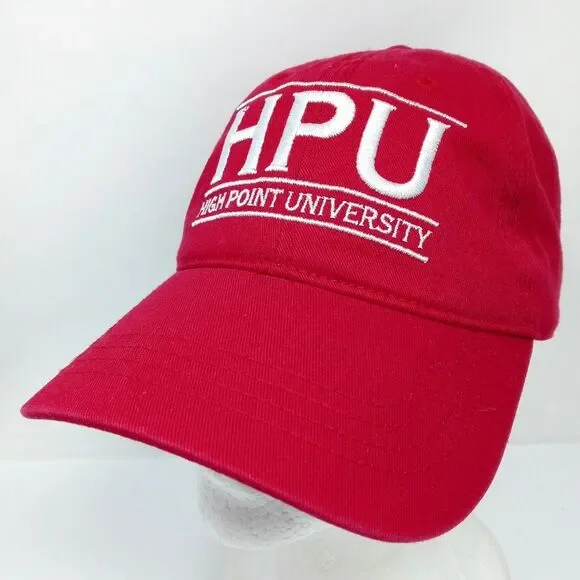 High Point University HPU Split Bar Cap Adult Adjustable Hat North Carolina