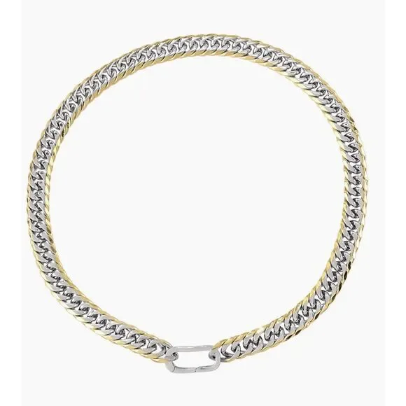 Artizan Joyeria “Just Click” Two Tone Necklace