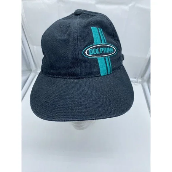 Miami Dolphins Black Youth Cap Hat Snap-back NFL AFC East Annco 2000's