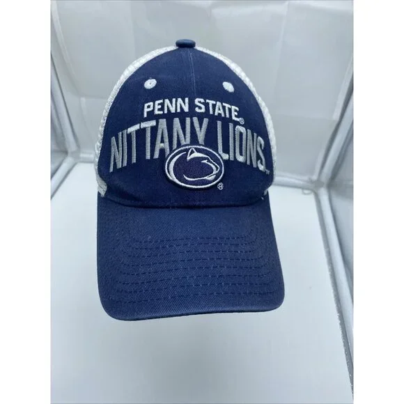 Penn State Nittany Lions Blue Mesh-back Trucker Cap Hat Snap-back Youth NCAA B1G