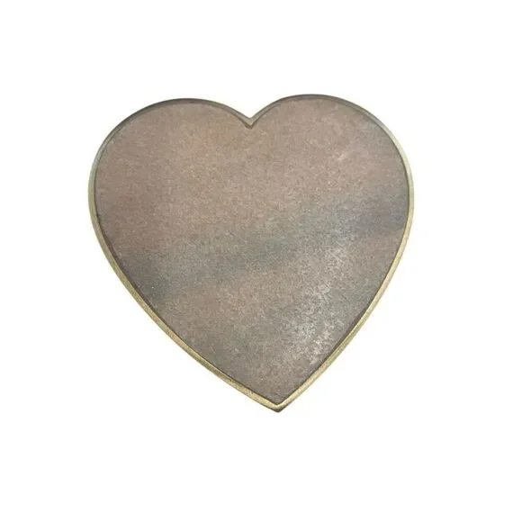 Anthropologie Pink Amour Love Marble Handcarved Coaster