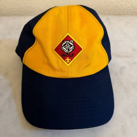 Boy Scouts BSA‎ Wolf Scout Adjustable Back Hat Cap Medium/Large