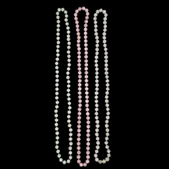 VTG 50s 60s Pastel Beaded Necklaces 34