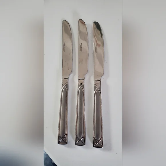 Cambridge Stainless‎ Crossroad Sand Pattern Dinner knives