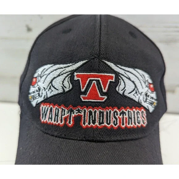 Vintage Warpt Industries Hat‎ with Helmet Skulls and Logo Youth Hat