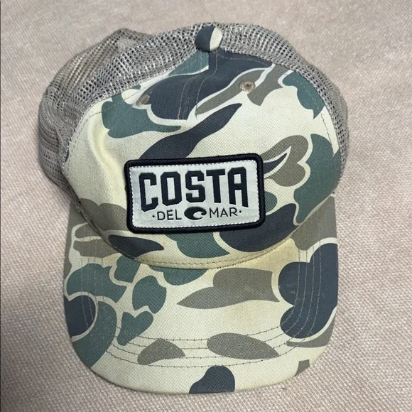 Costa Del Mar Camo Trucker Hat