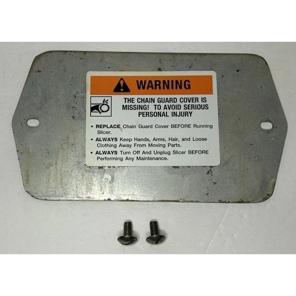 Globe Meat Slicer Model 3750‎ Chain Guard Replacement Part OEM