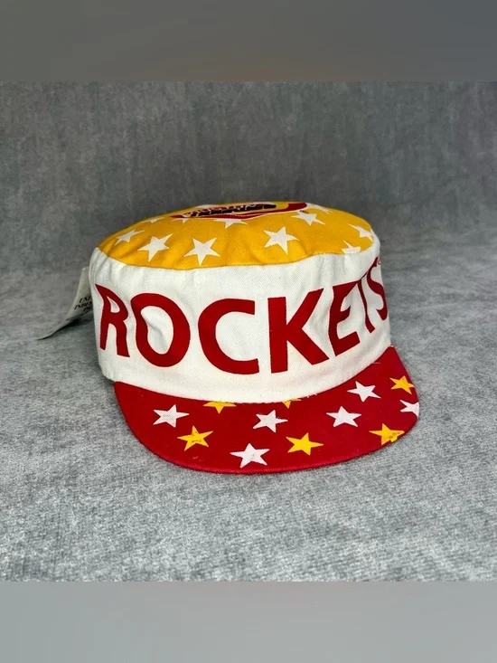 Kids NBA Houston Rockets Bucket Stretch Hat‎ 1990’s Vintage