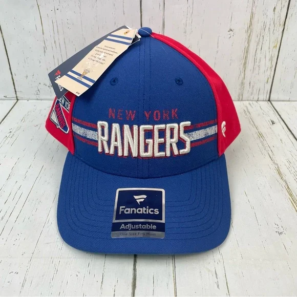NHL New York Rangers Vintage Style Hockey‎ SnapBack Hat