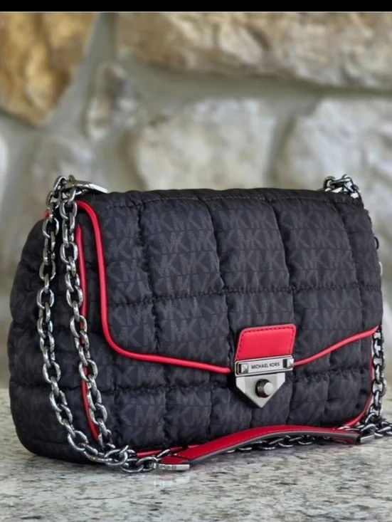 Michael Kors Soho 100% Quilted Nylon Shoulder/Crossbody Bag
