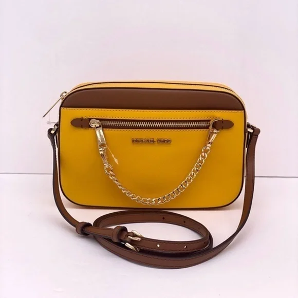 Michael Kors Jet Set Travel East West Zip Chain Crossbody