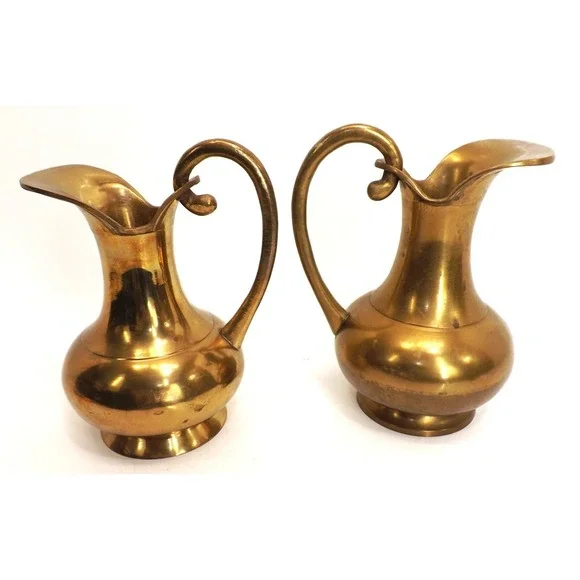Pair of matching Solid Brass 8