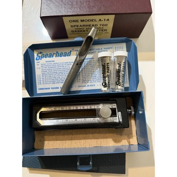 Vintage Spearhead 760 Handy Adjustable Gasket Cutter A-14