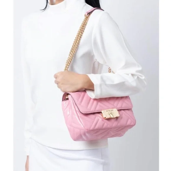 Michael Kors Peyton Medium Flap Shoulder Bag Crossbody