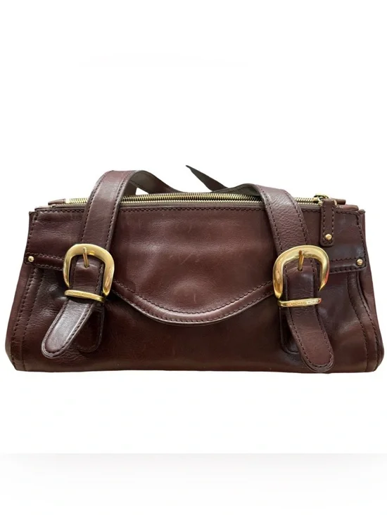 Michael Kors Classic Brown Leather Shoulder Bag - Women