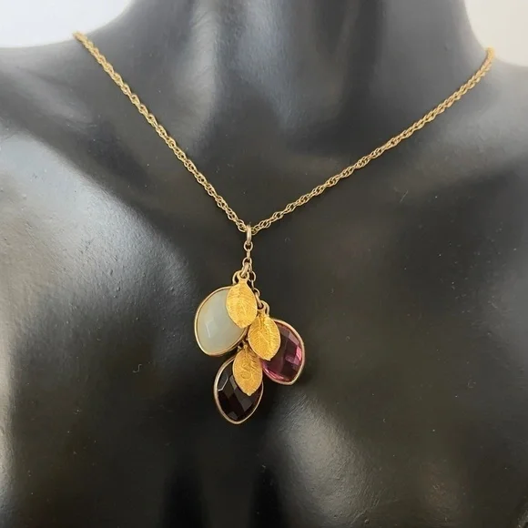 Gold filled 14k feather necklace