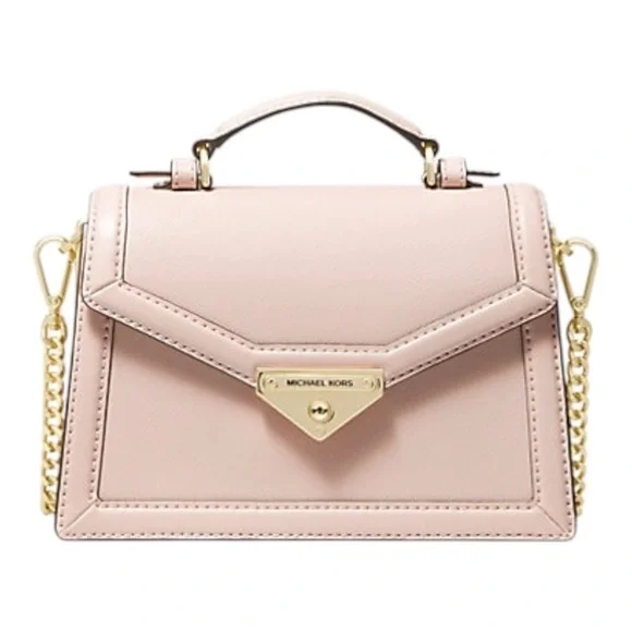 MICHAEL MICHAEL KORS Grace Small Saffiano Leather Crossbody Bag