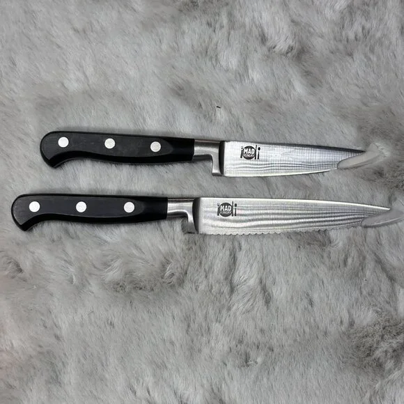 Mad Hungry 2 Piece‎ Knives Professional Steel Forge Prep Kitchen