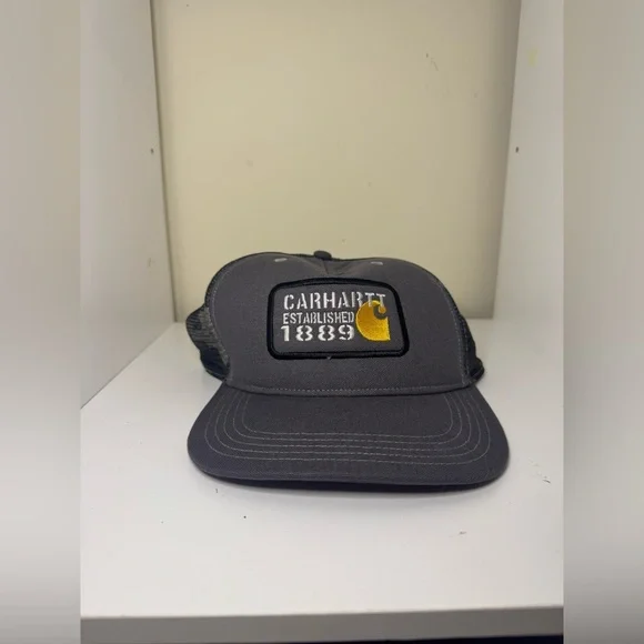 Carhartt Trucker Hat Mesh Camo Gray