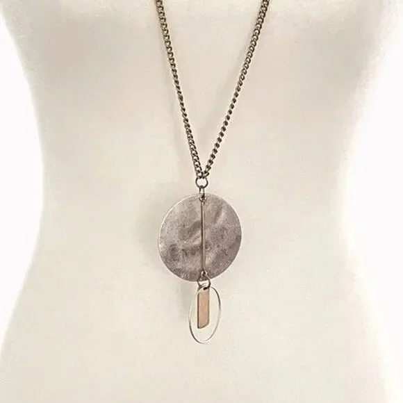 Marlyn Schiff Geometric Layering Necklace