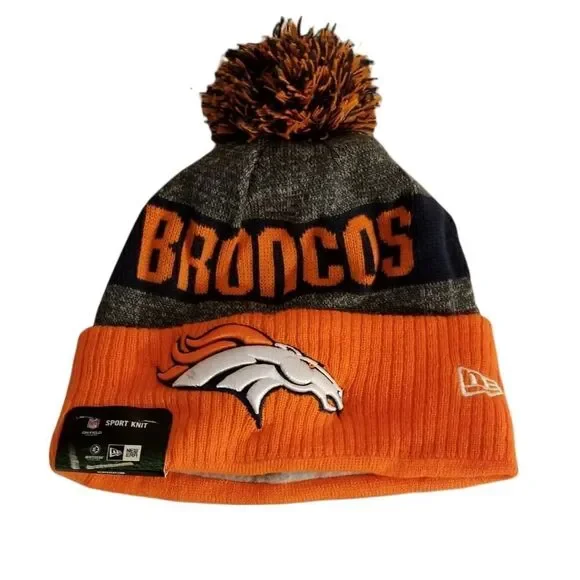 NWT NFL Broncos knit hat
