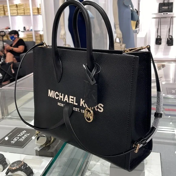 Michael Kors Medium Mirella 35S2G7ZT7L Tote Bag Black Multi NWT