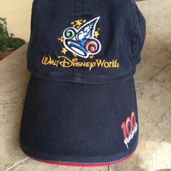 Walt Disney World Kids Baseball Hat One Size Fits‎ All Navy Blue
