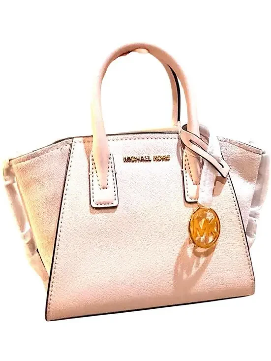 Michael Kors XS Avril Small Satchel Crossbody Handbag in Light Pink NWT