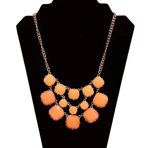 Layered Statement Gold-Toned Necklace