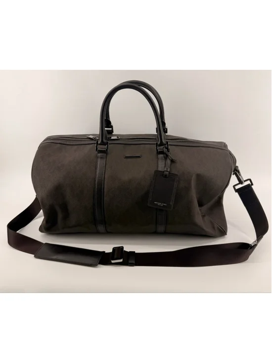 Michael Kors Jet Set Travel Large Duffle Bag Handbag Brown With Strap