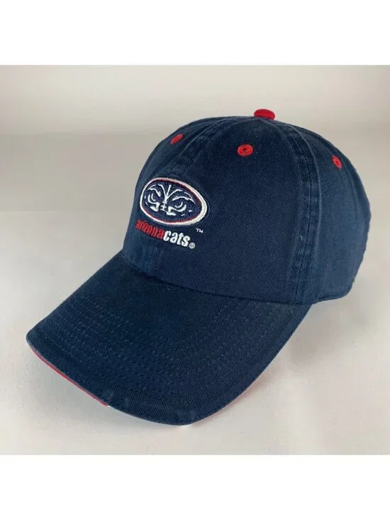 Arizona Wildcats NCAA Navy Blue The Game Relaxed Fit Strapback Adjustable Hat