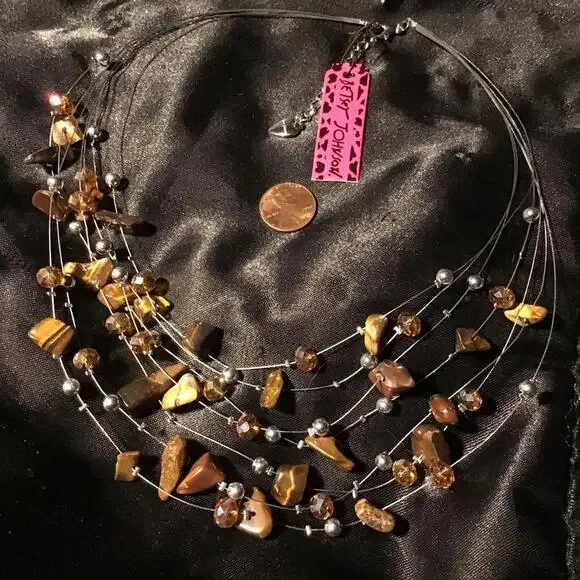 19” Tiger Eye Strand Necklace