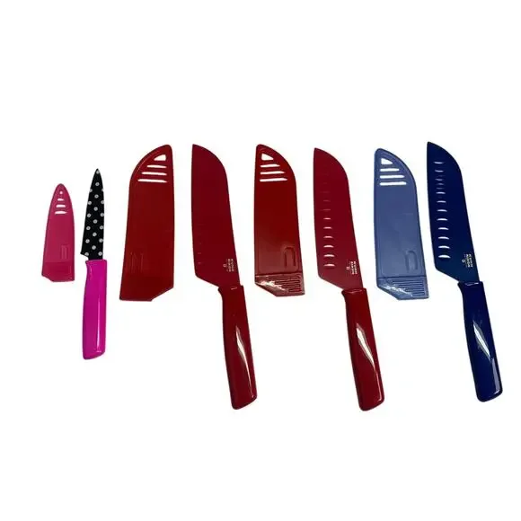 NEW! Kuhn Rikon Slice And Serve Knife Set Of 5‎