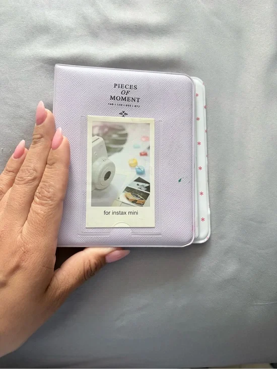 Fujifilm Instax Mini Photo Album - Light Lavender and White
