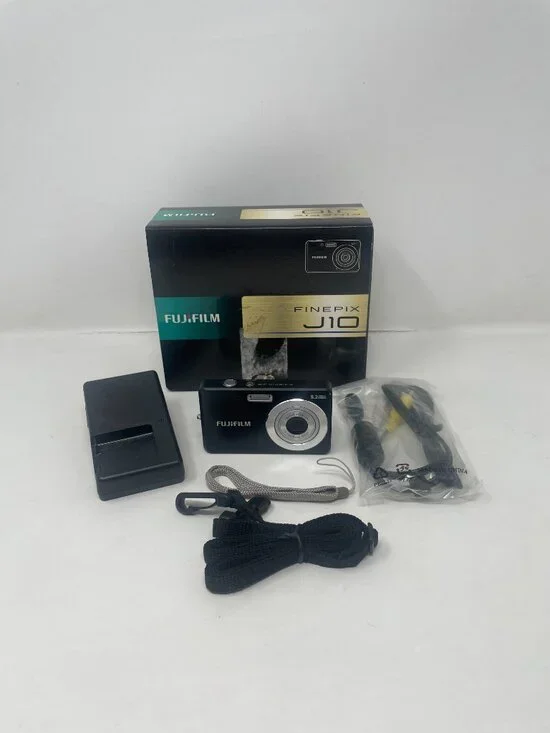 Black Fujifilm FinePix J10 Compact Digital camera