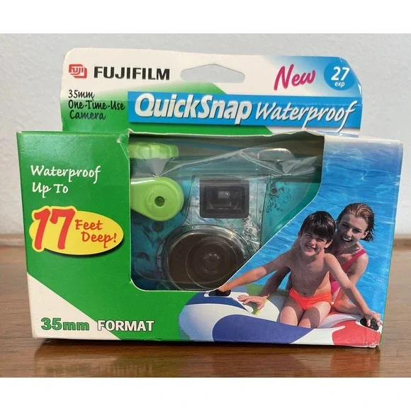 Vintage Fujifilm 35mm‎ FILM - QuickSnap Waterproof Single Use underwater