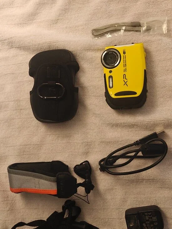 Fujifilm FinePix XP 80 Waterproof Digital Camera Yellow Full HD 5x Optical Zoom