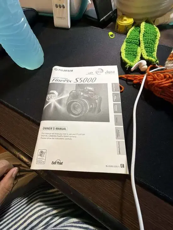 Fujifilm FinePix S5000 Digital Camera Owner's Manual Instruction Guide